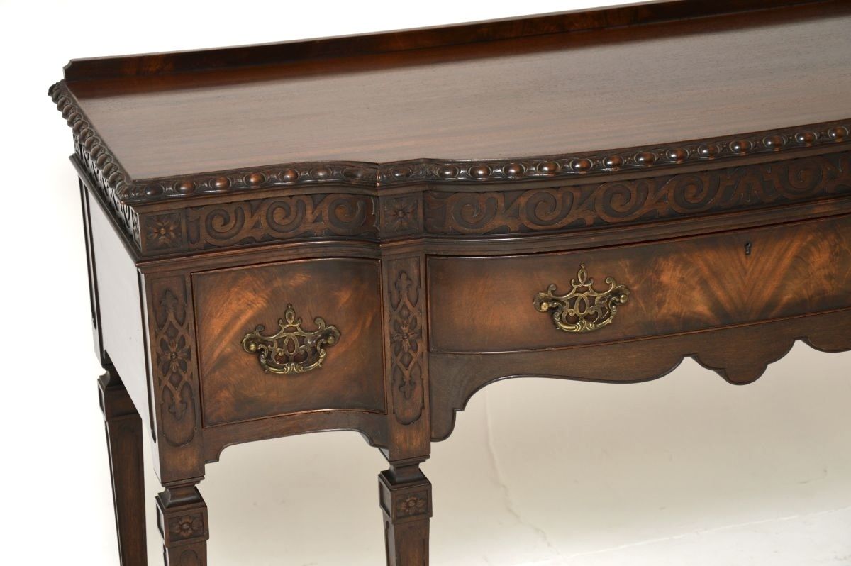 Antique Mahogany Console / Server Table photo for sale