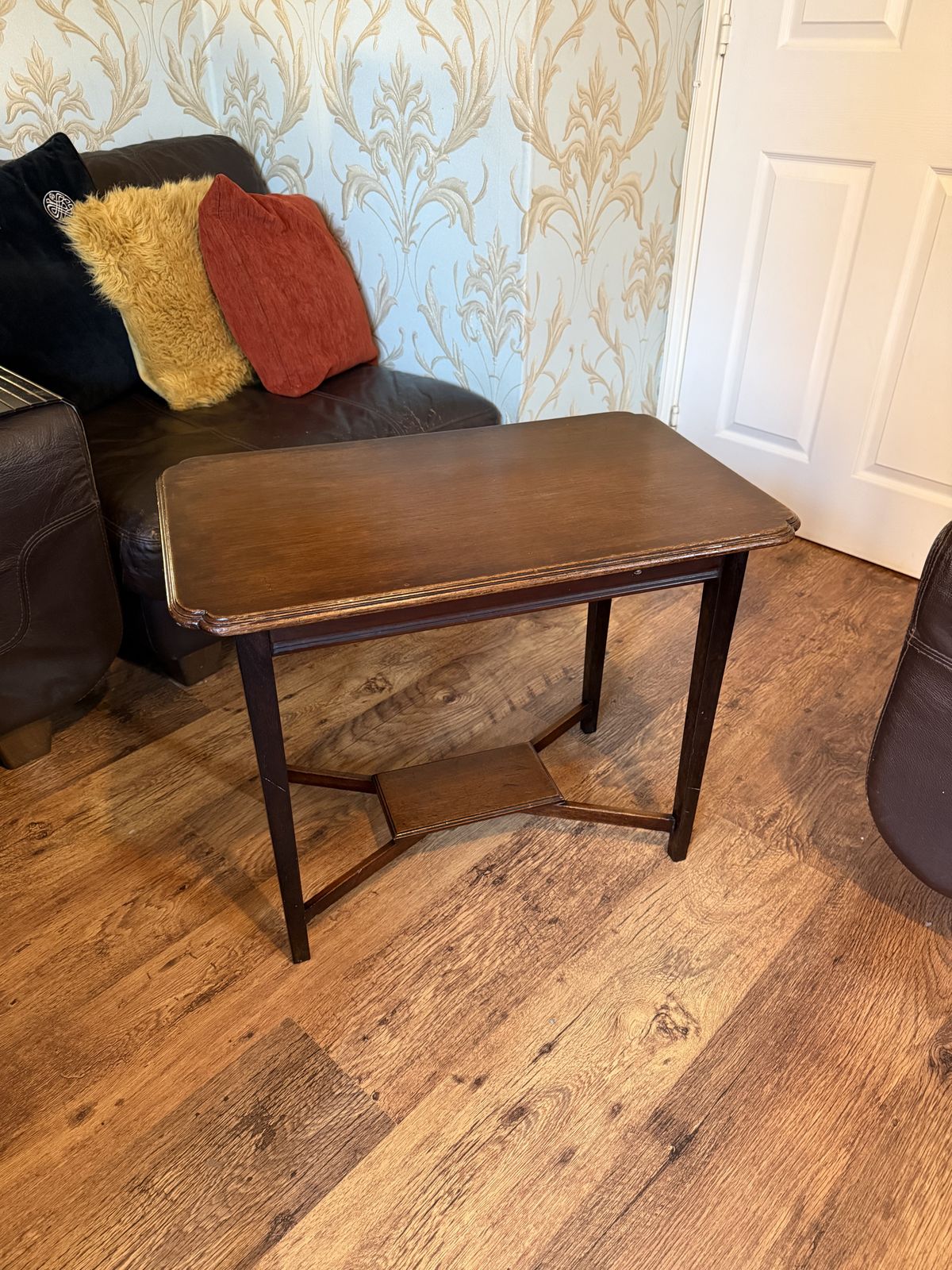 Antique Mahogany Side Table – Original Factory Stamped (2302) photo Furniture