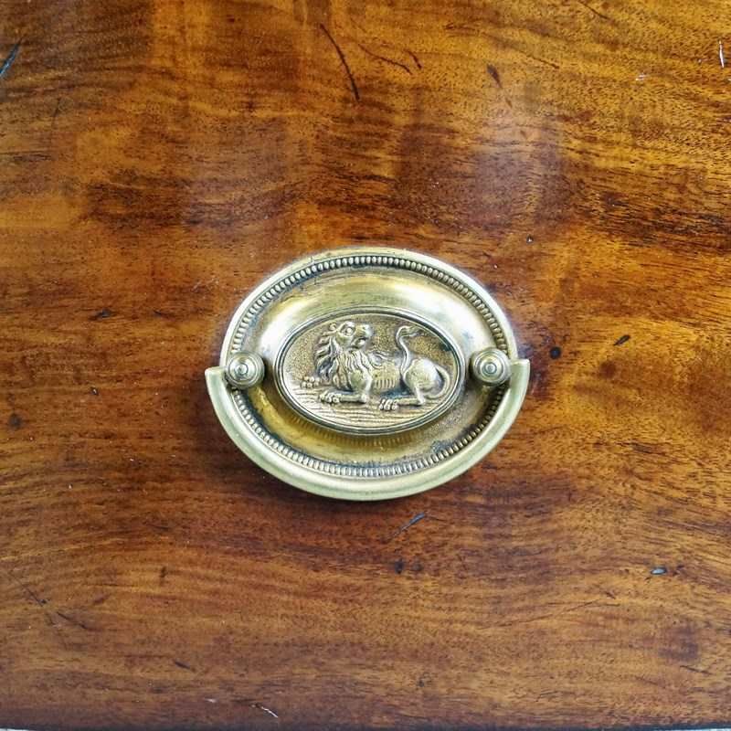 A George III Mahogany Bow Fronted Chest Of Drawers photo for sale