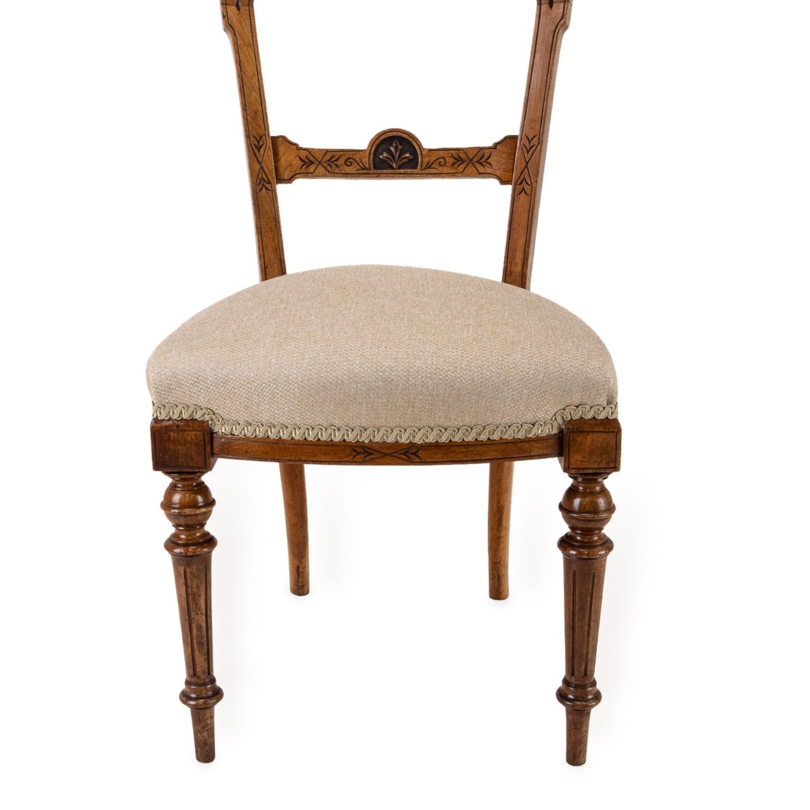 Set Of Four English Satin Birch Dining Chairs, Regency / William IV Period, C.1820–1835 photo buy