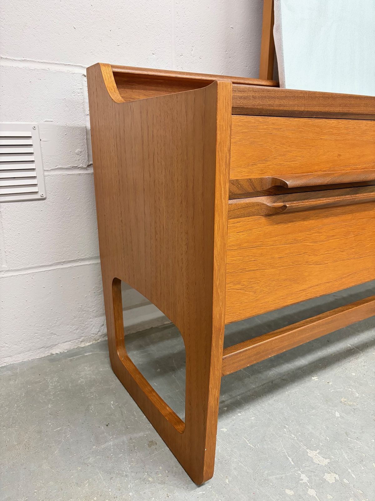Meredew Mid Century Teak Dressing Table photo for sale