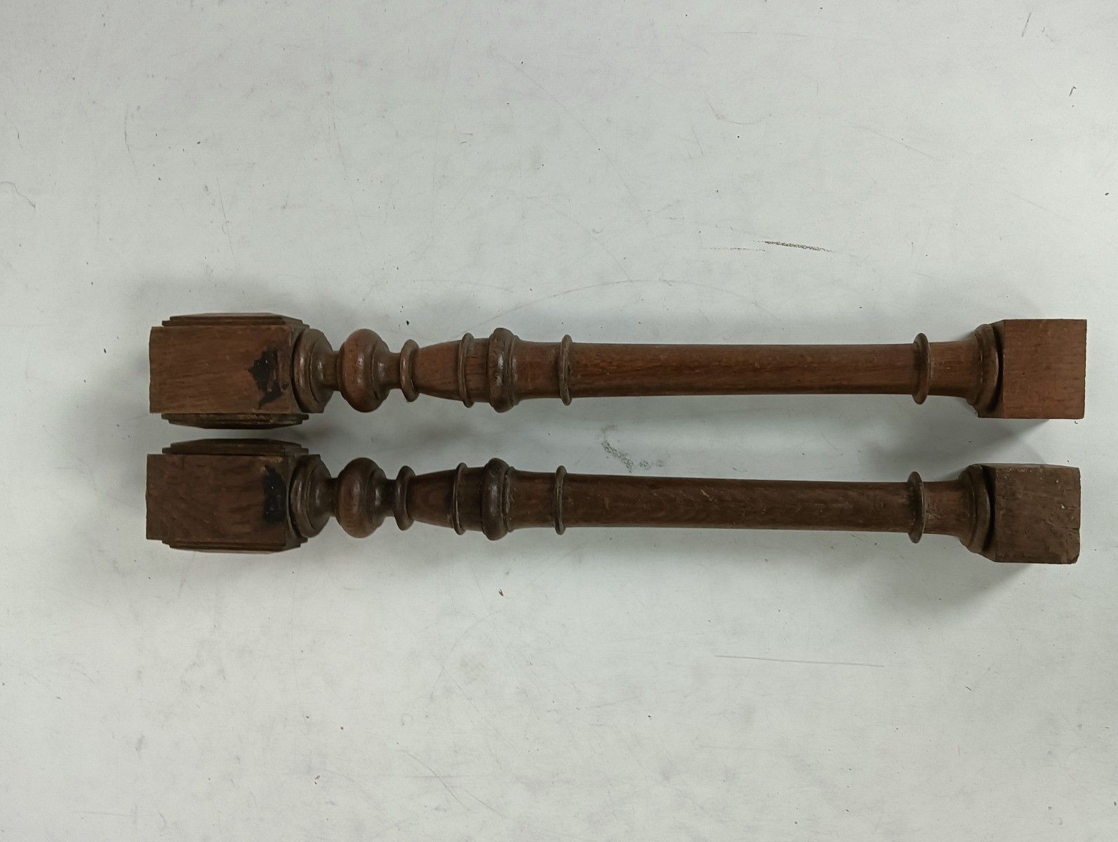 Couple  Antique Hand Carved Wood Reclaimed Corbels Architectural Finial Salvaged photo vinterior