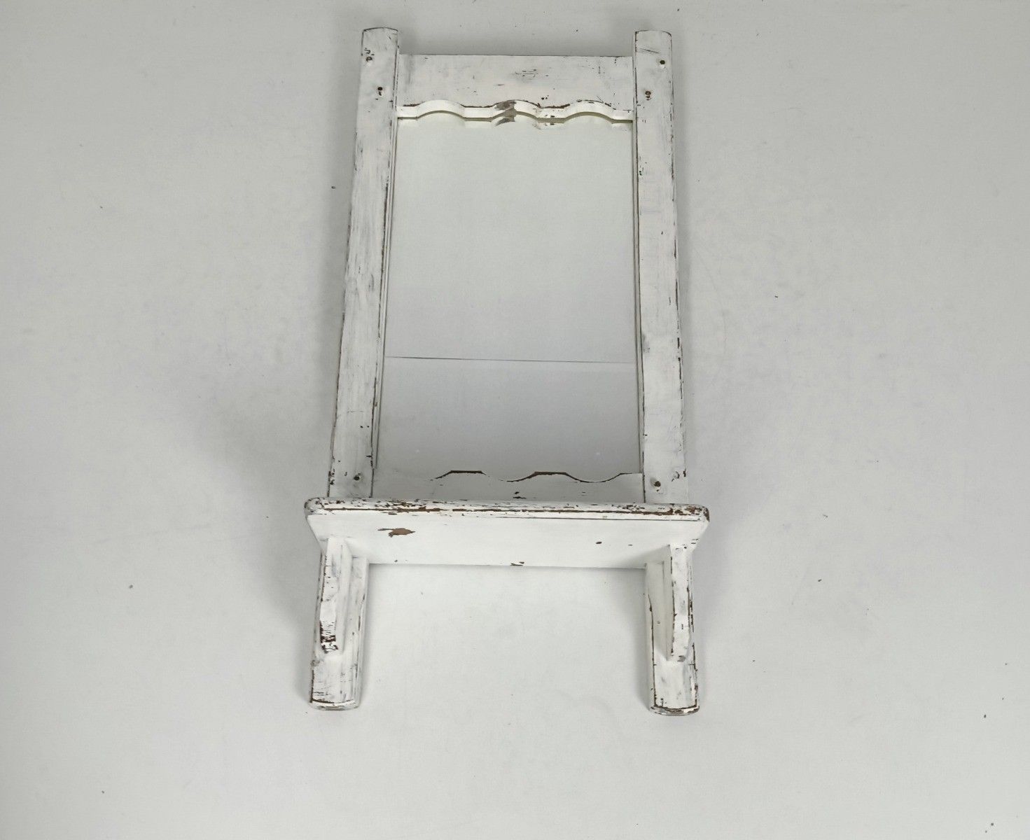 Antique Wall Hanging Cabinet Medicine Comb Shaving Shelve With Mirror Hallway Ba photo for sale