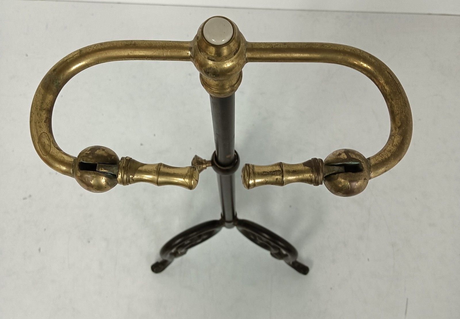 Victorian Antique Adjustable Gentleman's Vallet Hat Stand Coat Rack Extremely Ra photo Furniture