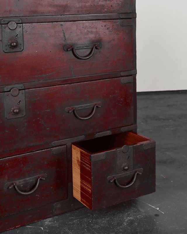 Early Meiji Period Japanese Tansu Cabinet/Chest Of Drawers photo 2695.0