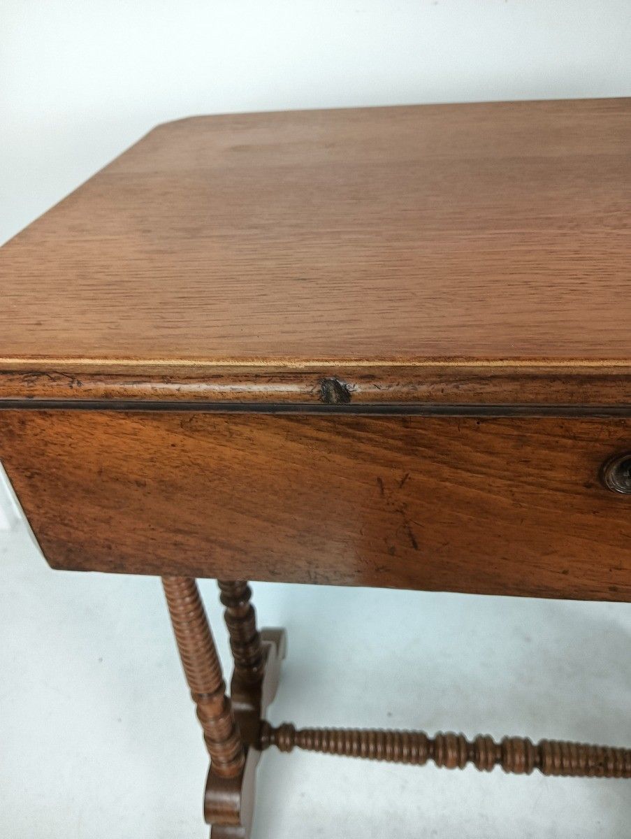 Antique Art Deco Sewing Quilting Box Table Cabinet Desk On Wheels photo furniture