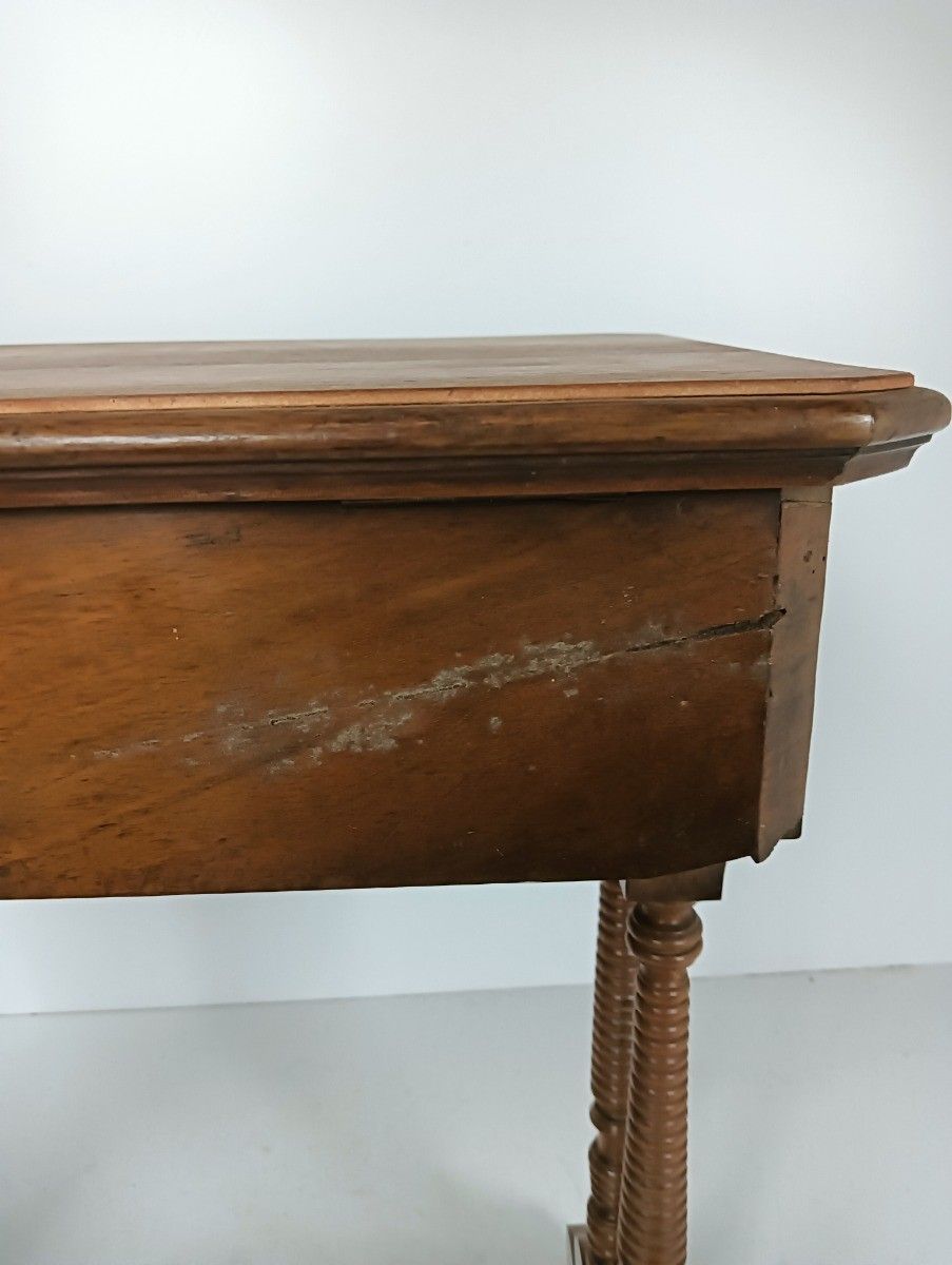 Furniture Antique Art Deco Sewing Quilting Box Table Cabinet Desk On Wheels photo