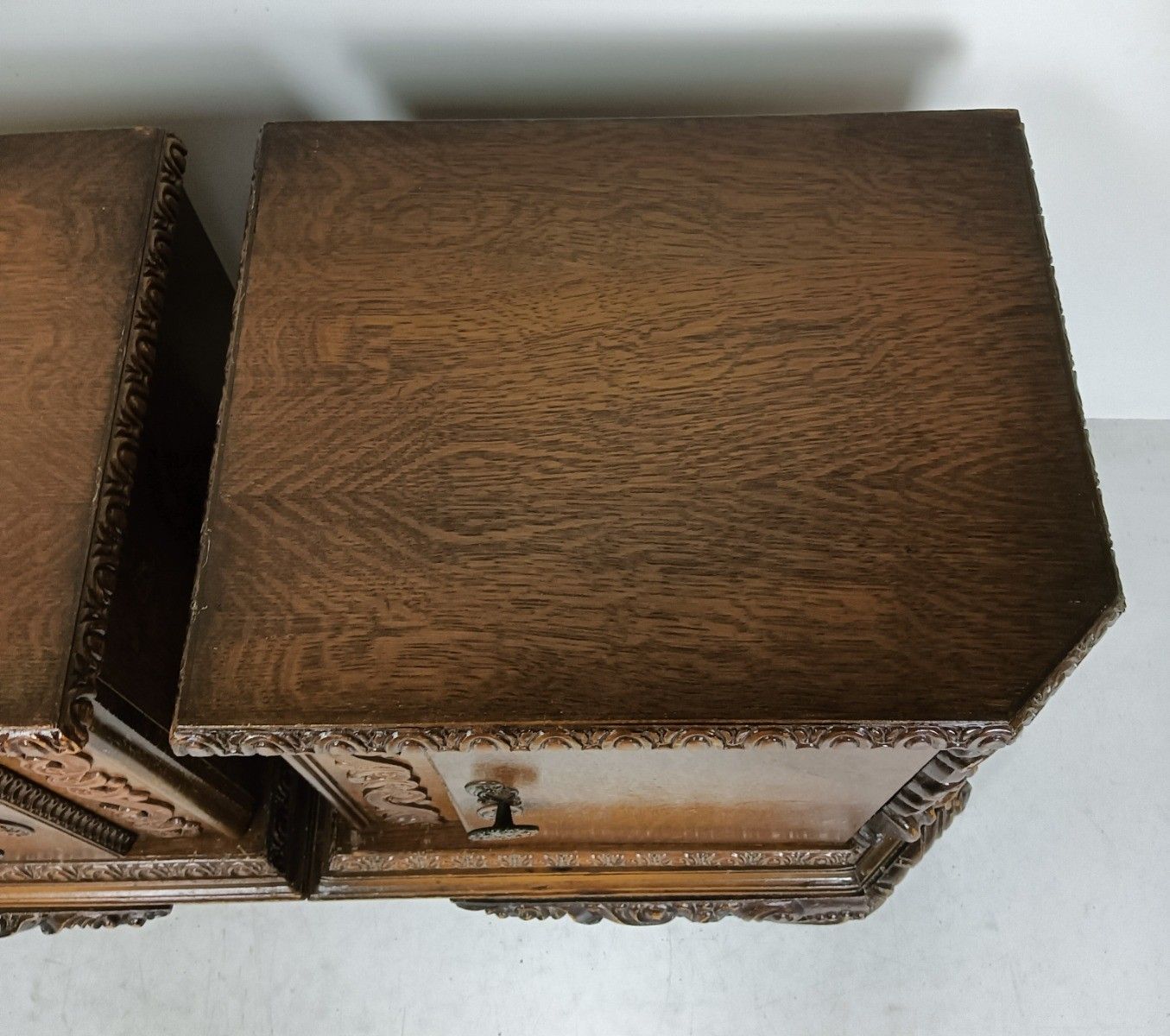 Antique Art Deco Nightstands End Tables Dressers 20s 30s Vanity Cabinets  Wood P photo for sale