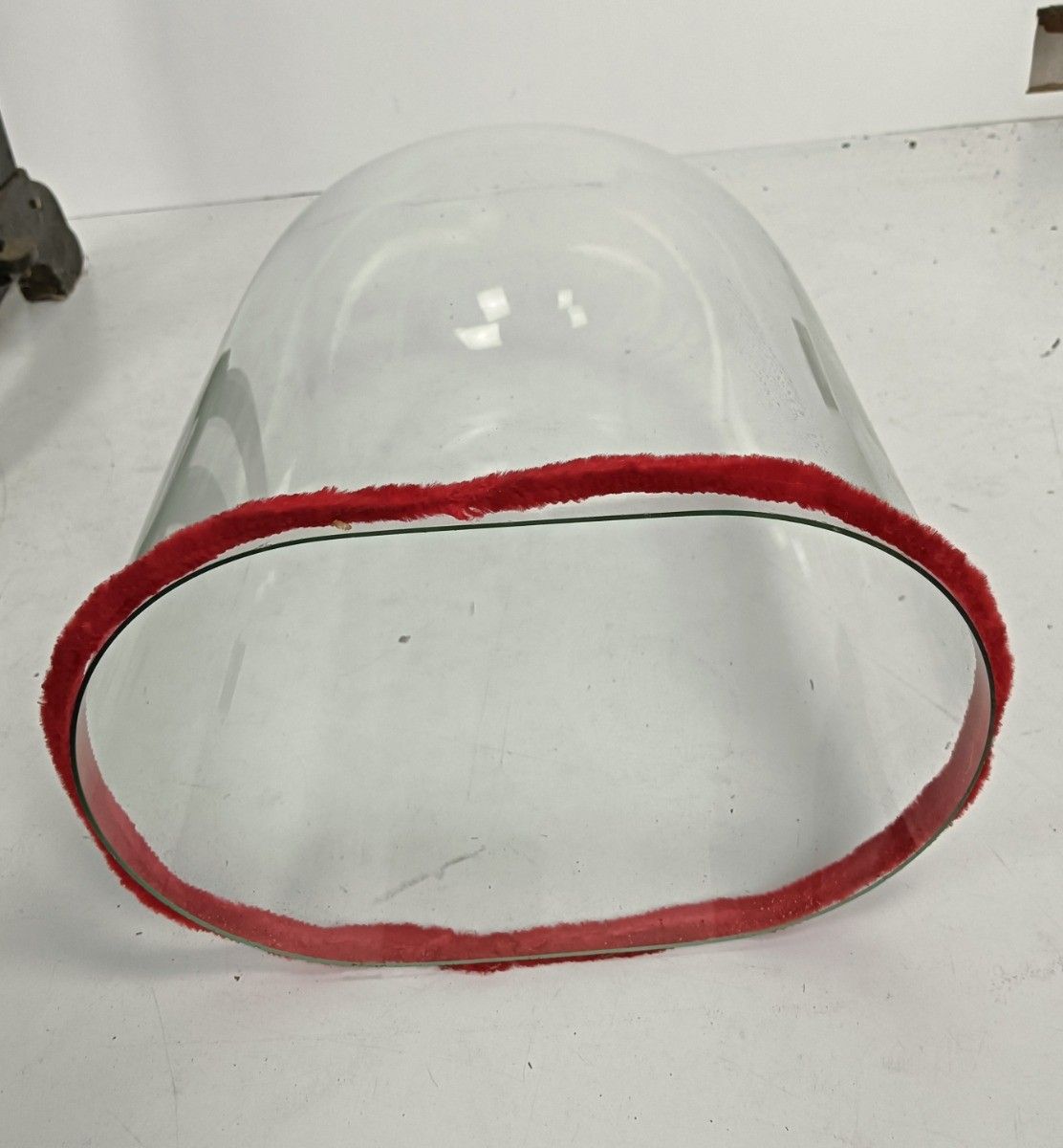 photo for sale Oval Antique 1800s Victorian French Bridal Wedding Glass Dome Gold Ormulu Gilt L