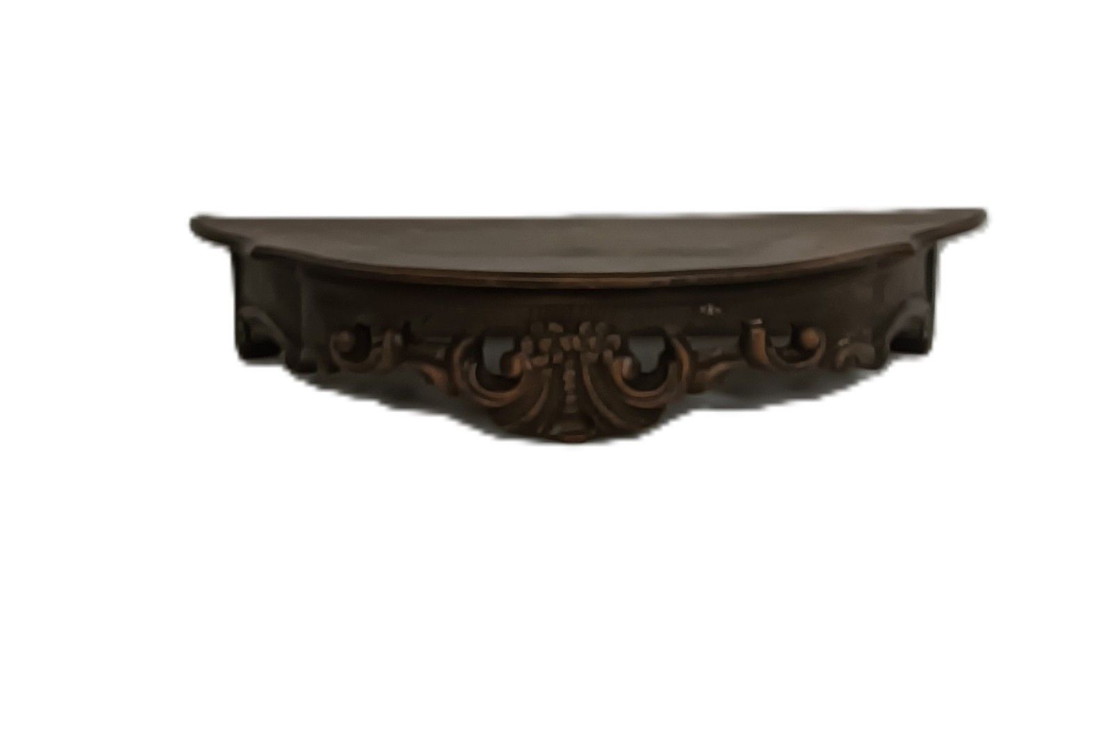 Antique Ornate Hand Carved Wood Wooden Wall Hanging Console Shelf Ornate