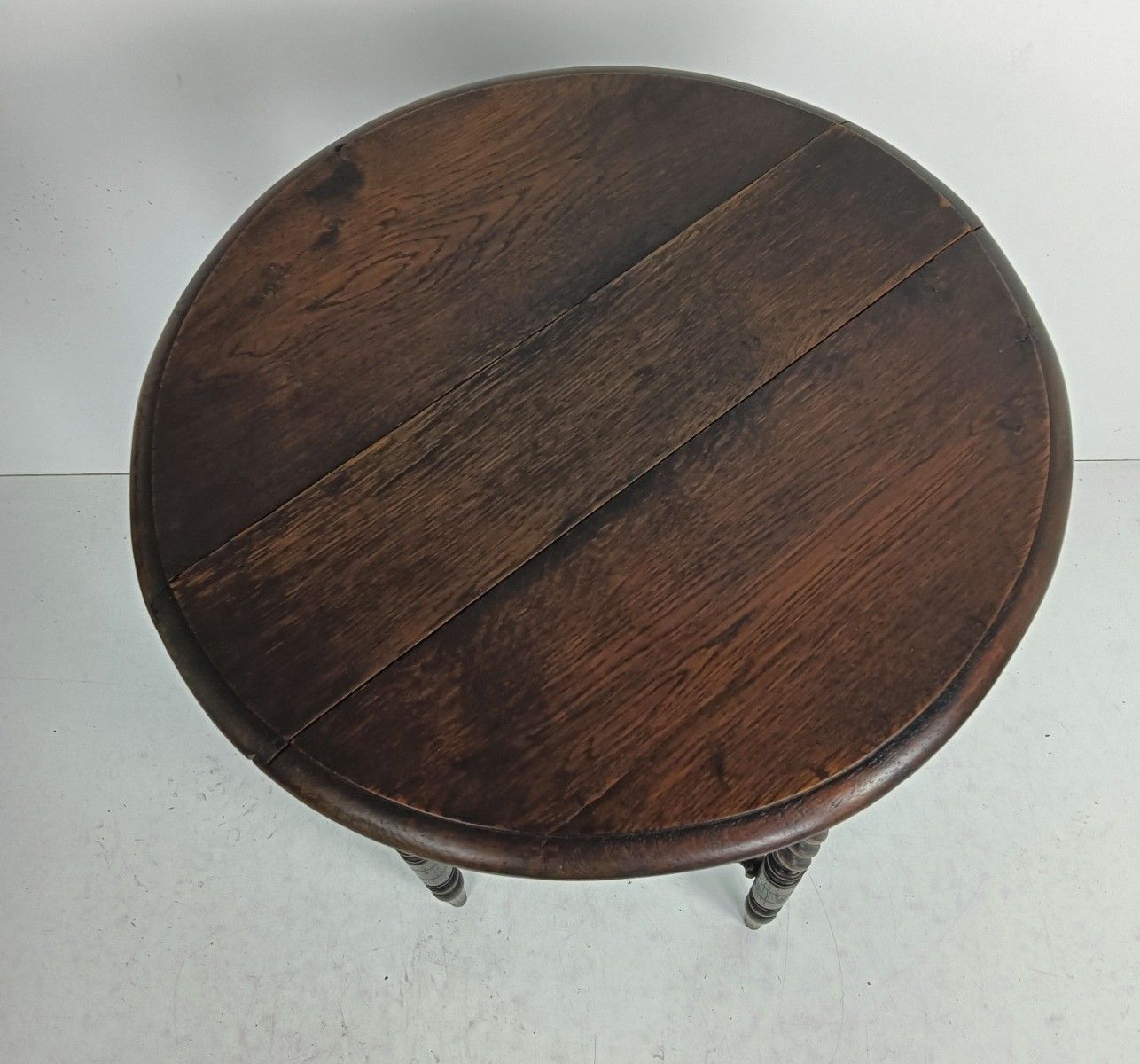 Practical Barley Twist Wood  Side Occasional Wine Coffee Table Pedestal Foldable photo vinterior