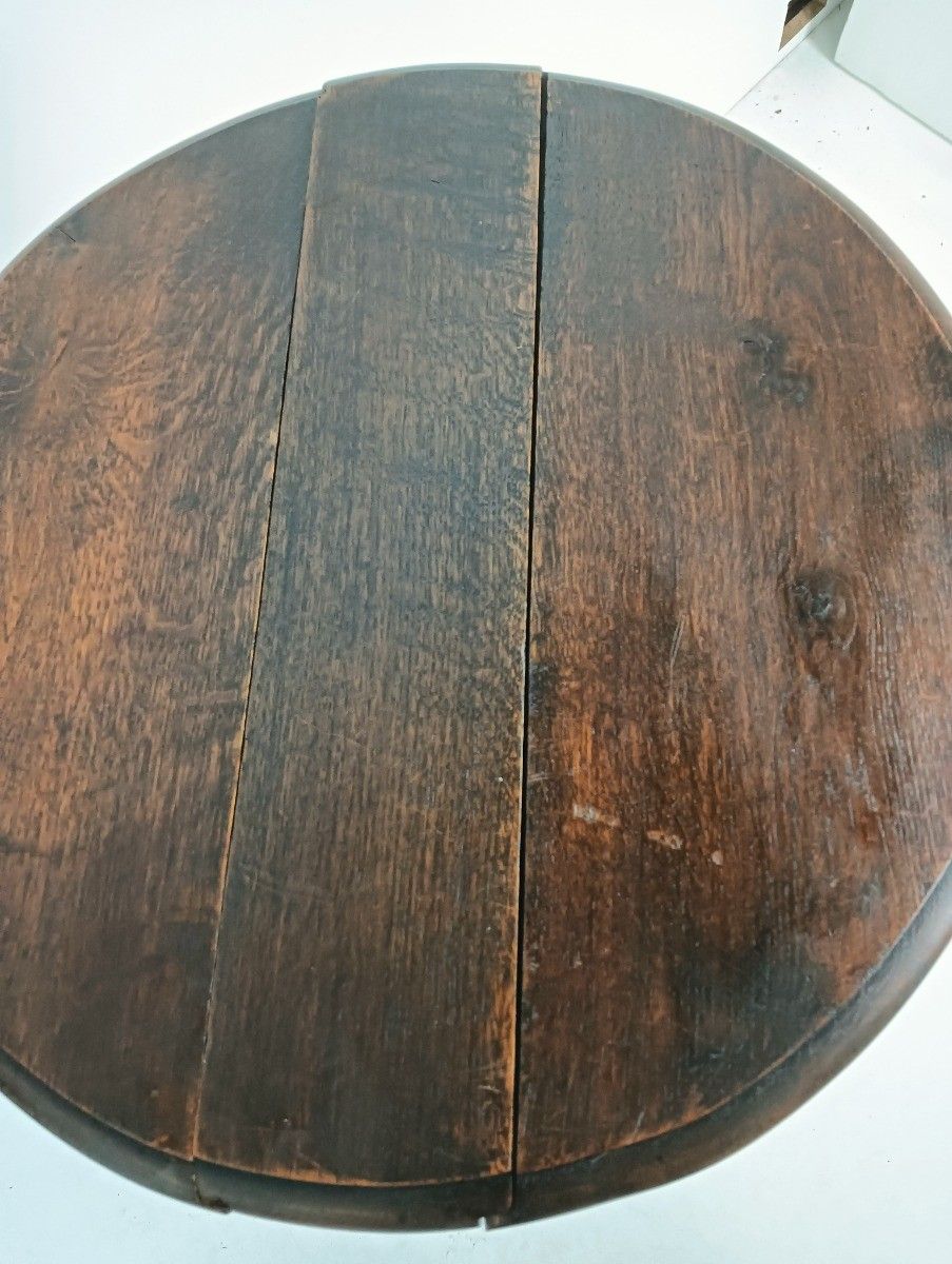 Practical Barley Twist Wood Side Occasional Wine Coffee Table Vintage Pedestal F photo vinterior