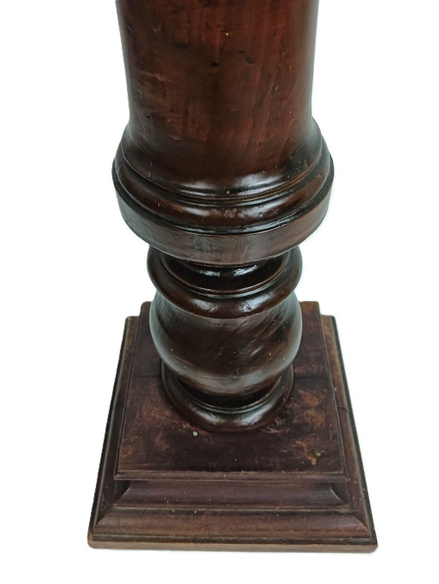 Art Nouveau Church Altar Pedestal Plant Stand Wooden Pulpit Lectern Antique Pill photo buy