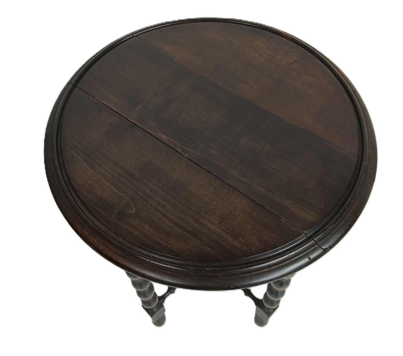 Practical Bobbin Legs  Wooden Side Occasional Wine Coffee Table Pedestal Foldabl photo Furniture