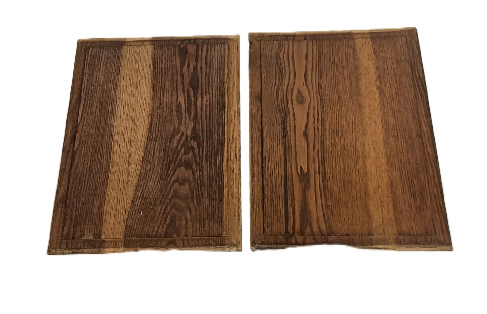 Antique Pair Of Side Panels For Cabinet Wood Reclaimed Salvaged photo furniture