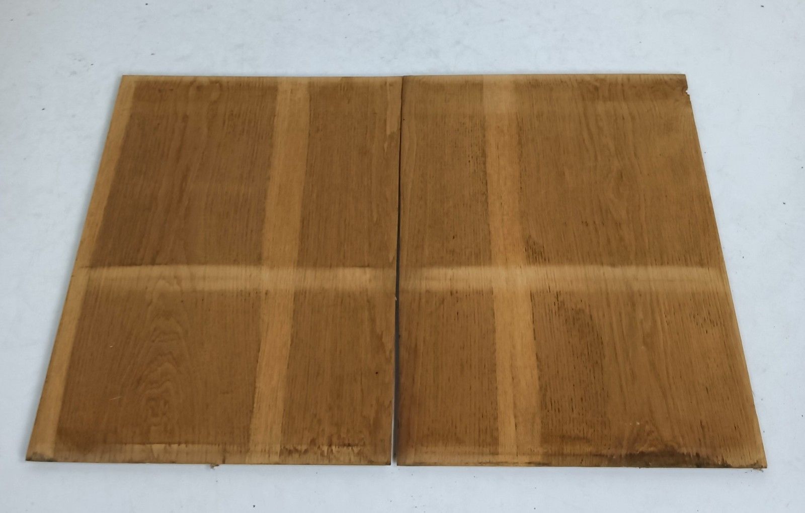 Antique Pair Of Side Panels For Cabinet Wood Reclaimed Salvaged photo Furniture