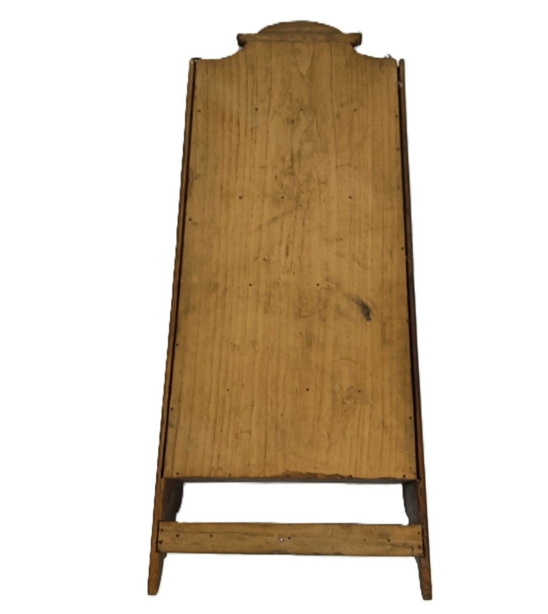 Large Wall Hanging Medicine Apothecary Cabinet Wood Hobnails Shaving Cabinet photo vintage