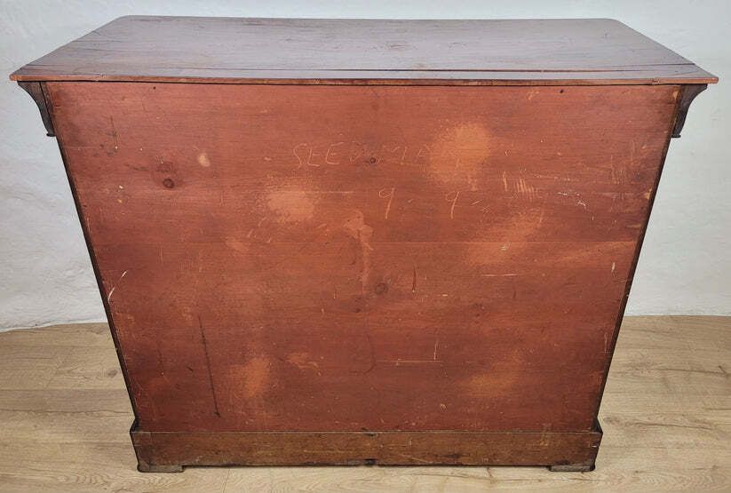 600.0 Victorian Chest Of Drawers 4 Drawers 1890 Mahogany English photo