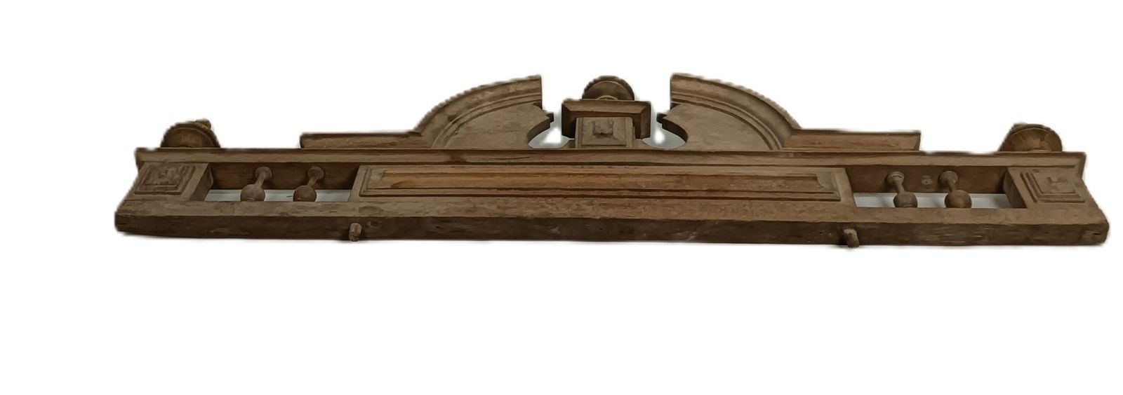 Pediment Over Door Antique Carved Wood Spindles France Reclaimed Architectural S photo vinterior