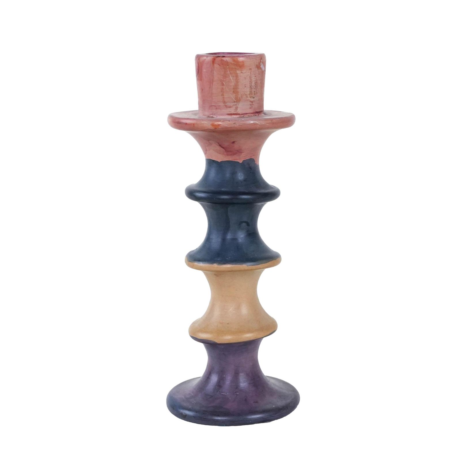 Ceramic Candle Holder, Italian Design, 1960s, Made In Italy