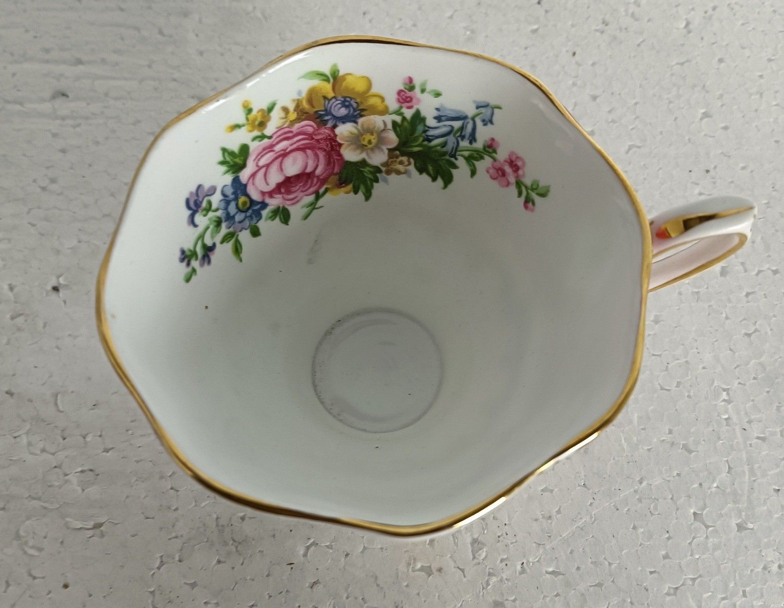 photo for sale Vintage Royal Albert Bone China Two Tea Cups Saucers Set, Lady Carlyle Pink Desi