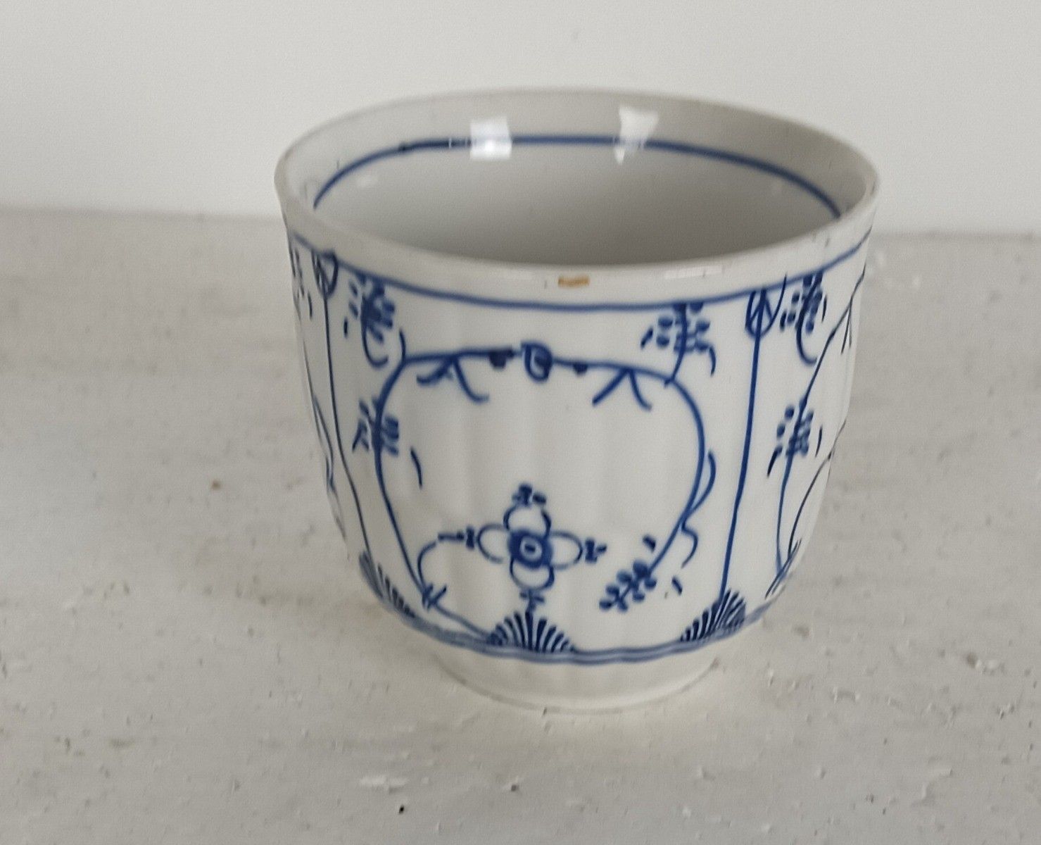 photo vinterior Set Of 8  Cups And Saucers Antique Marked Boch Copenhague, Kopenhagen 16 Pieces