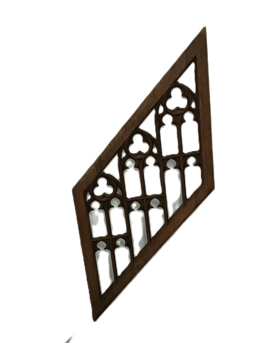 Neo Gothic Church Panel Pediment Antique 19th Century Wow Reclaimed Architectura