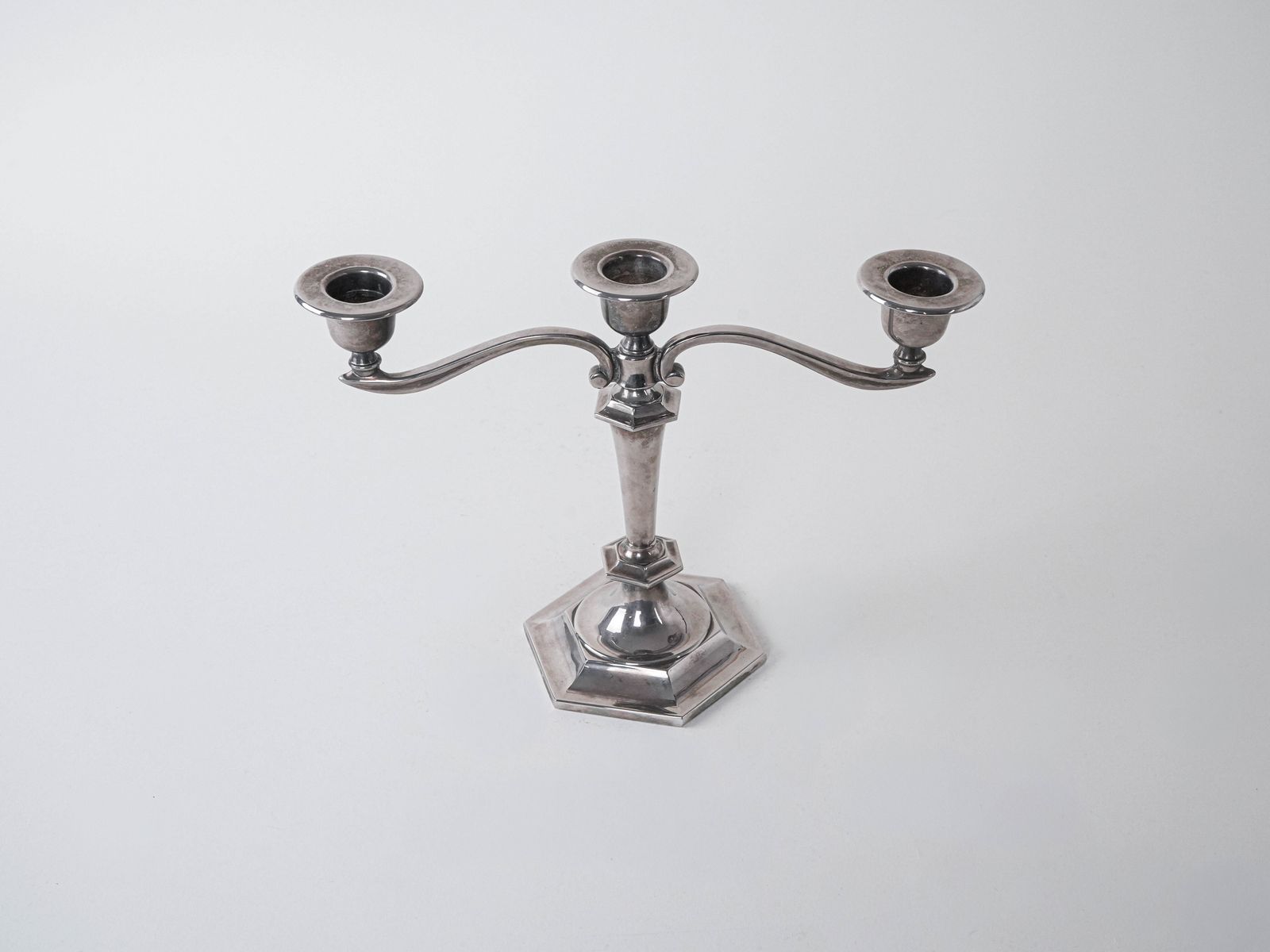 Metal Candlestick, Italian Design, 1960s, Made In Italy photo Home Decor