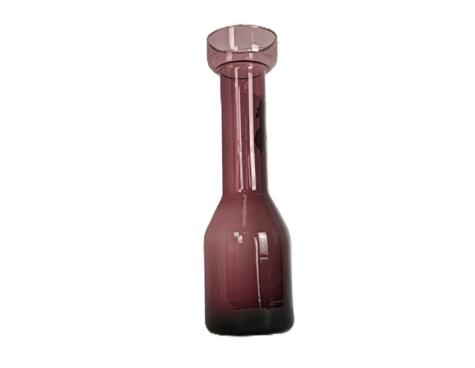 Vintage Ccc Opaline Glass Purple Vase Italy photo furniture