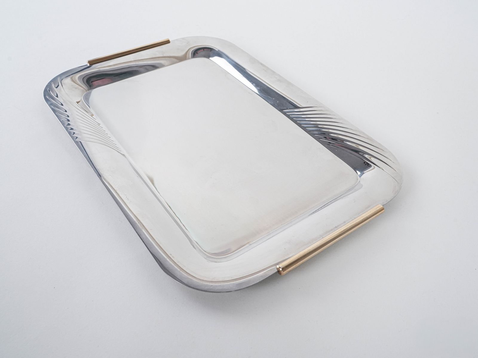 Stainless Steel Tray, Italian Design, 1970s, Made In Italy photo 279.0