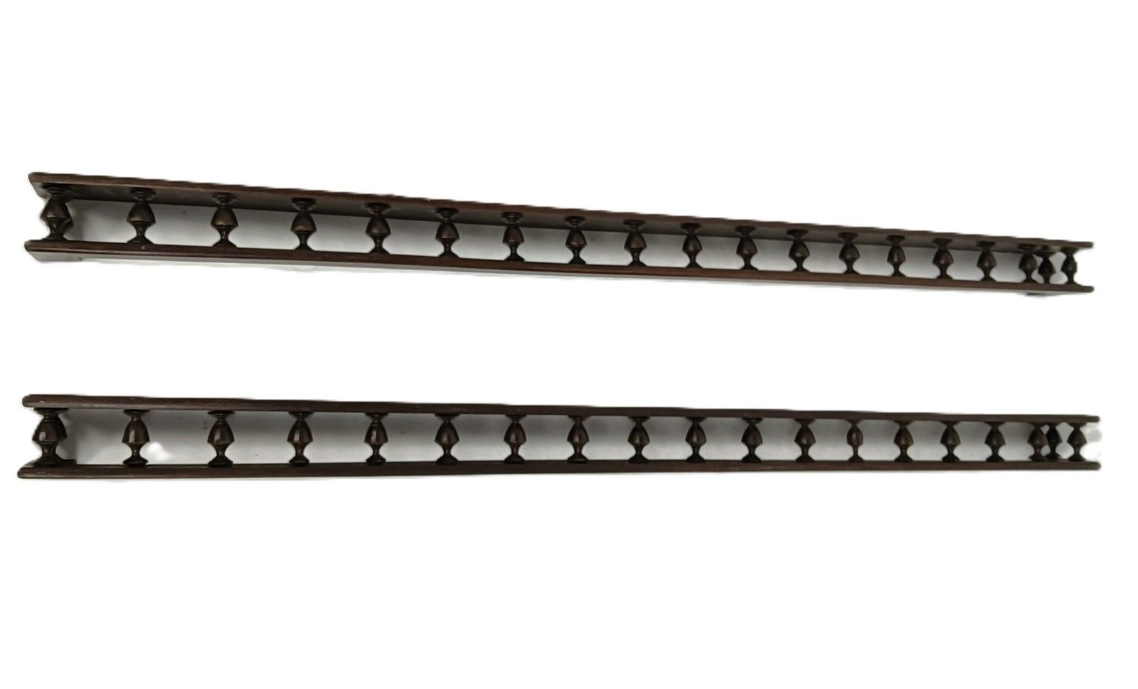 Set Of 2 Antique Reclaimed Pediments Over Door Trims With Spindles Architectural photo Home Fixtures