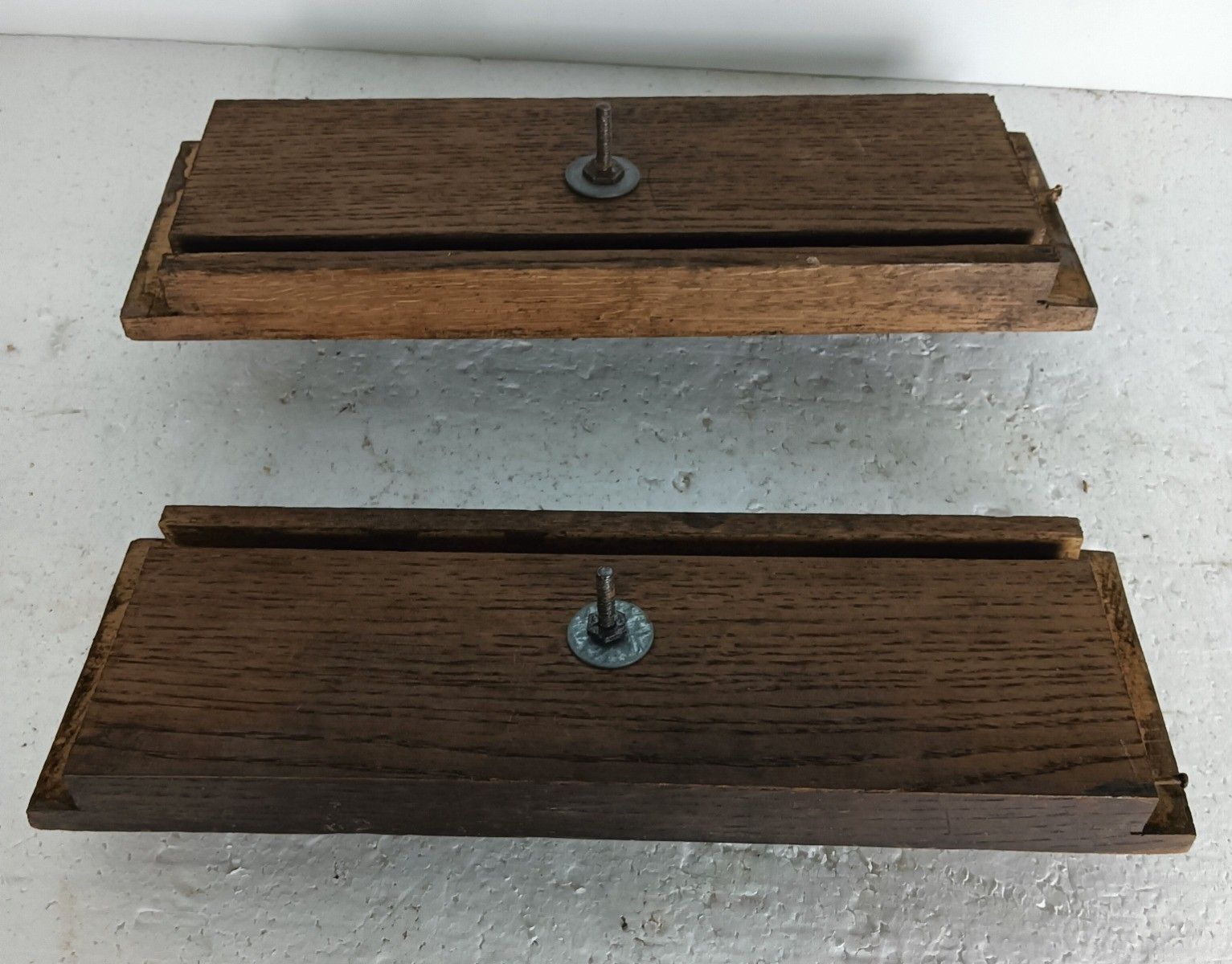 Pair Front Of Drawers Trims Pediments  Ornate Carved Wood Antique Reclaimed Arch photo vinterior
