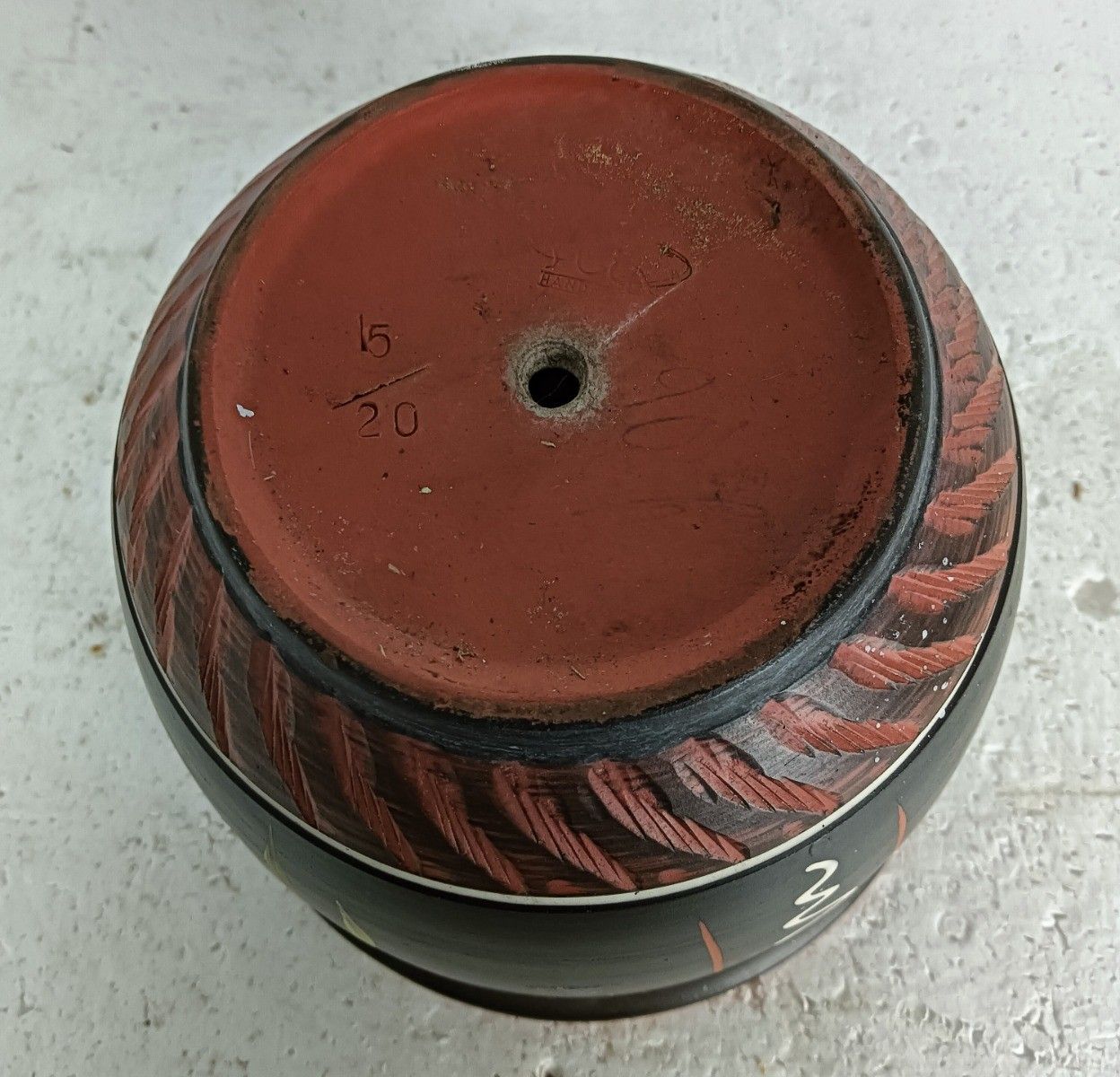 Mid Century  übertopf Blumentopf Cache Pot  Ceramik Alfred Krup Abstract photo vinterior