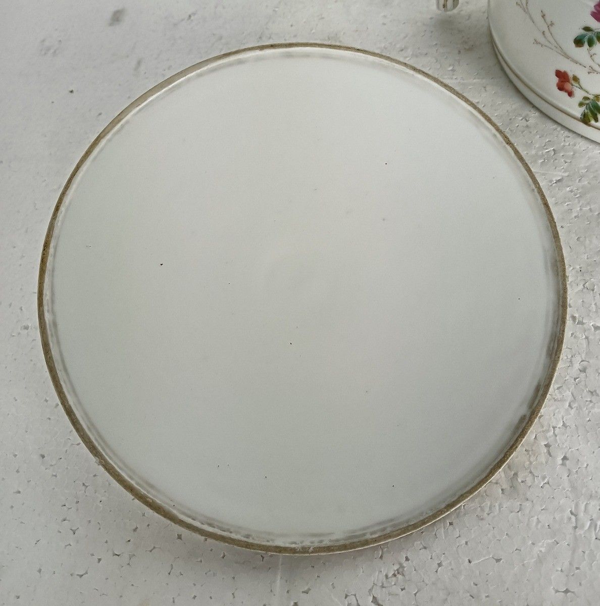 Victorian Antique 19th Century Small Tureen Bowl Lidded Hand Painted Flowers Bu photo furniture