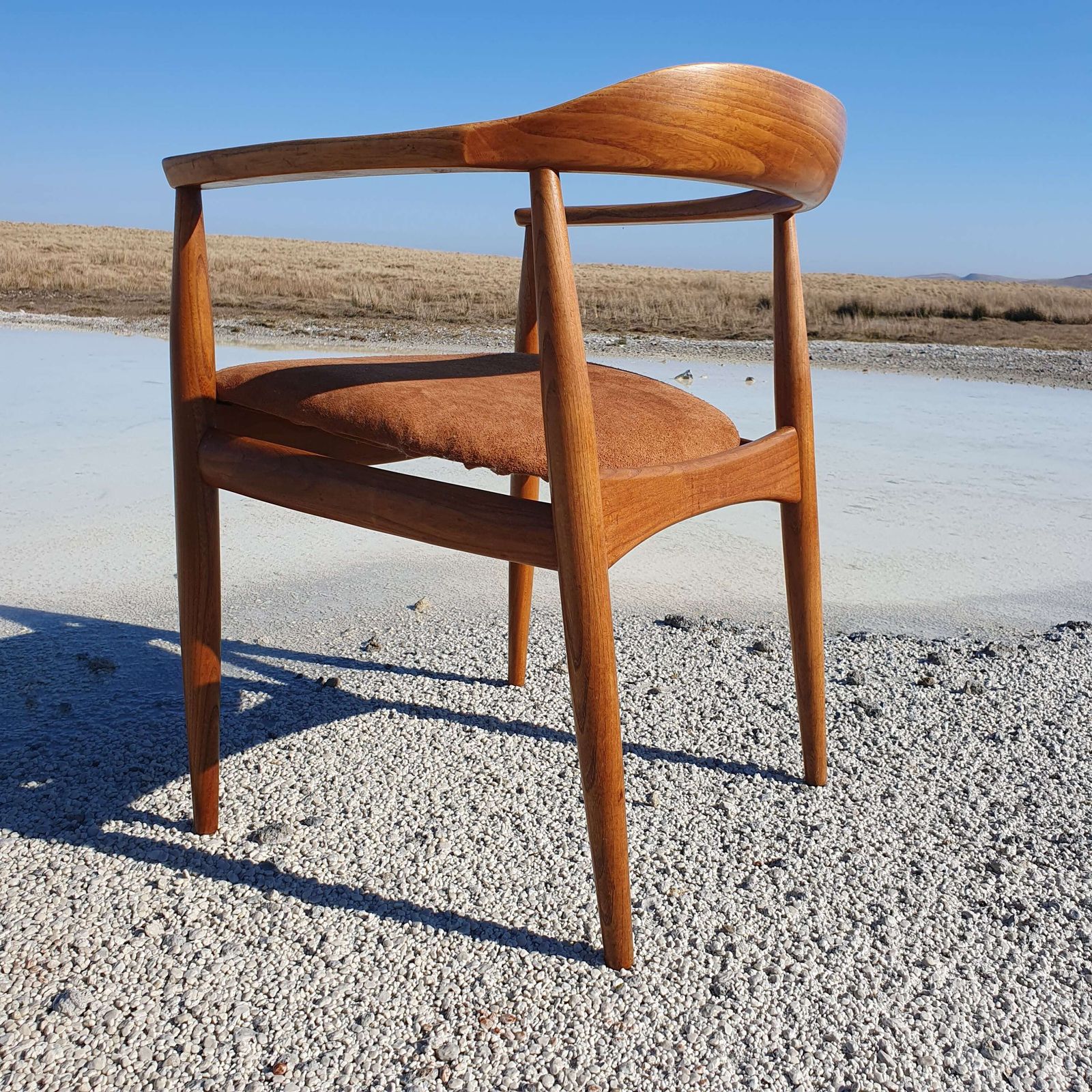 A Superb Side Chair Designed By Arne Wahl Iversen For Niels Elersen, Denmark 1959. photo for sale