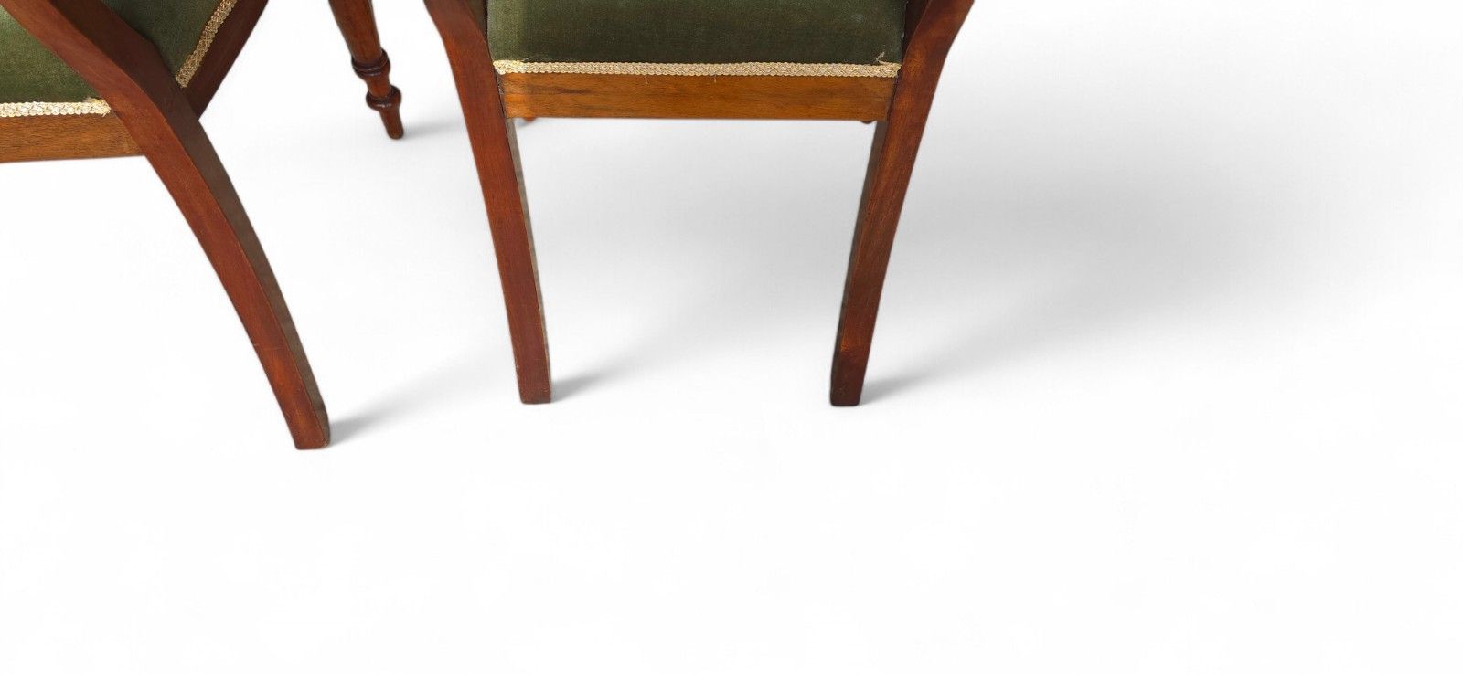 295.0 Set Of 4 Antique Regency Mahogany Bar Back Dining Chairs C.1835 photo