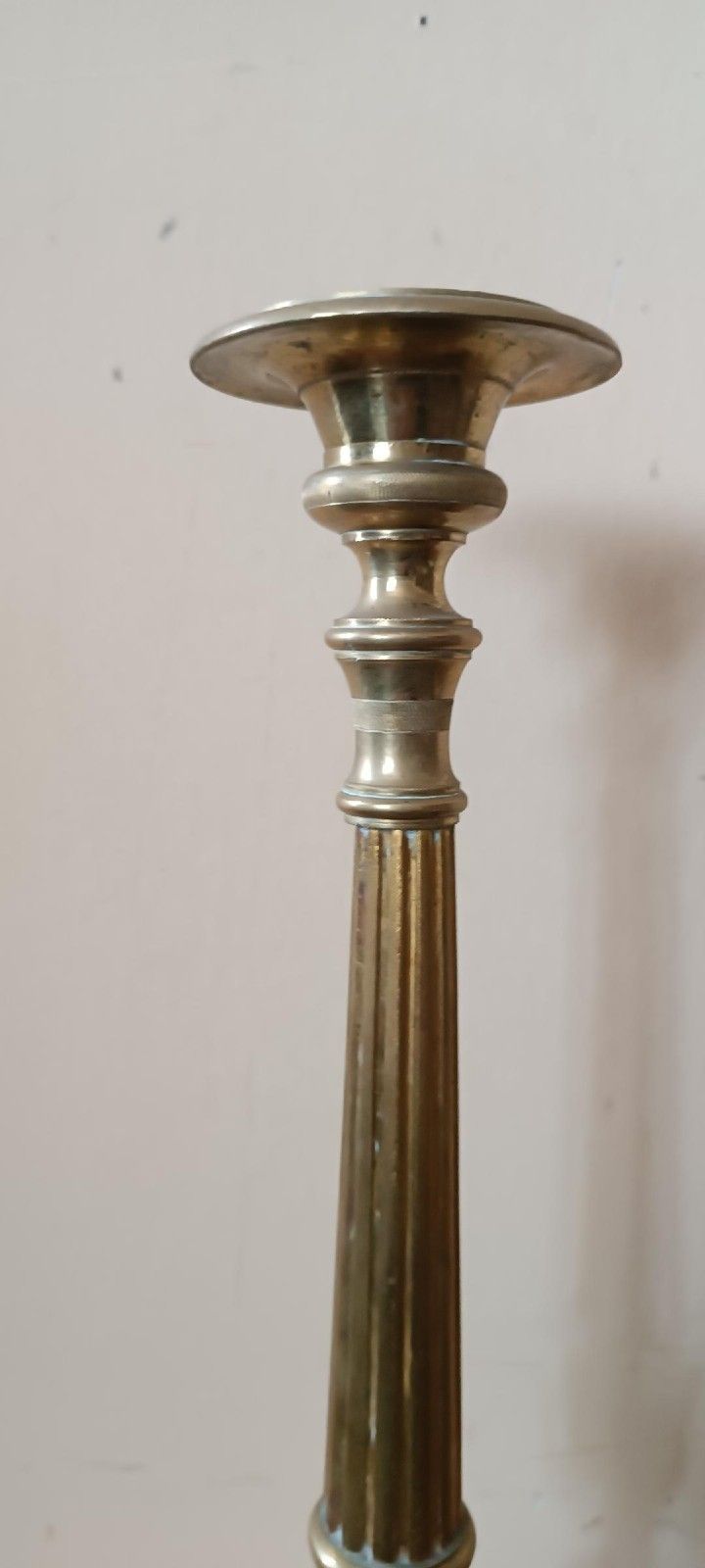 Antique Late 19th Century Gilded Bronze Candlestick photo buy