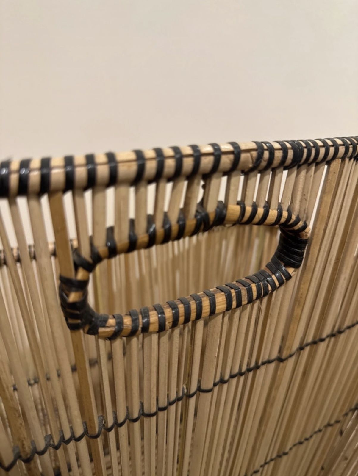 Vintage Bamboo Magazine/Vinyl Holder photo buy