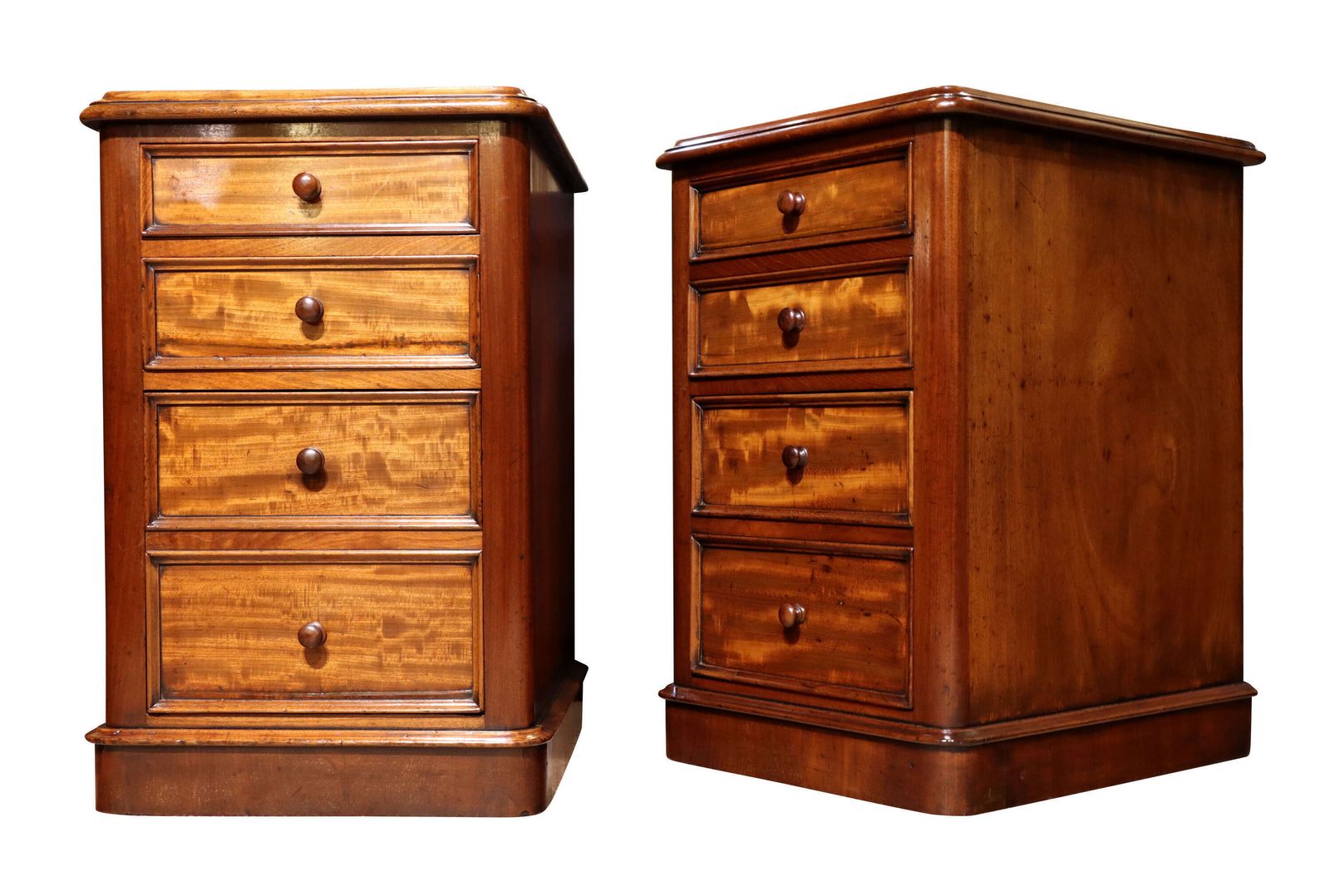 Pair Of Victorian Mahogany Bedside Chests, Circa 1850 photo 2588.0