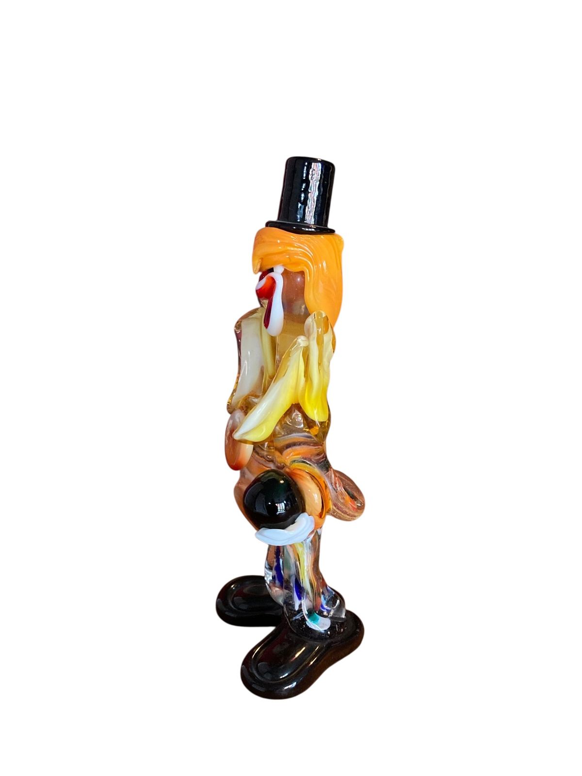 Murano Glass Clown Figurine photo furniture