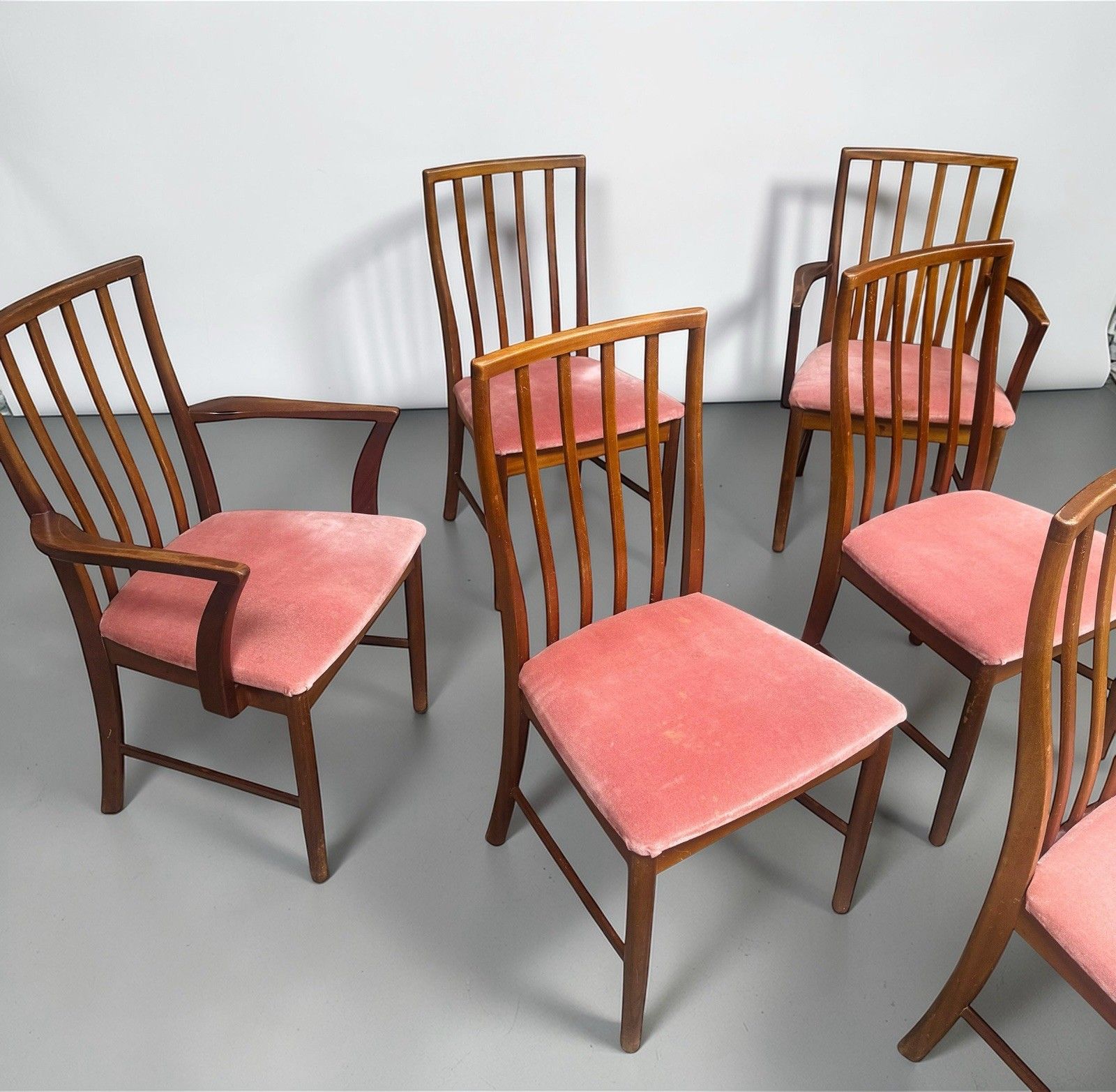 Set Of Six Teak Gordon Russell Dining Chairs Mid Century Retro C1960s photo for sale