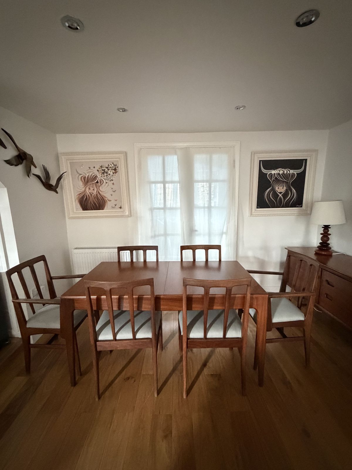 Vintage “Volnay” Dining Chairs – Set Of 6 (4 + 2 Carvers) photo furniture
