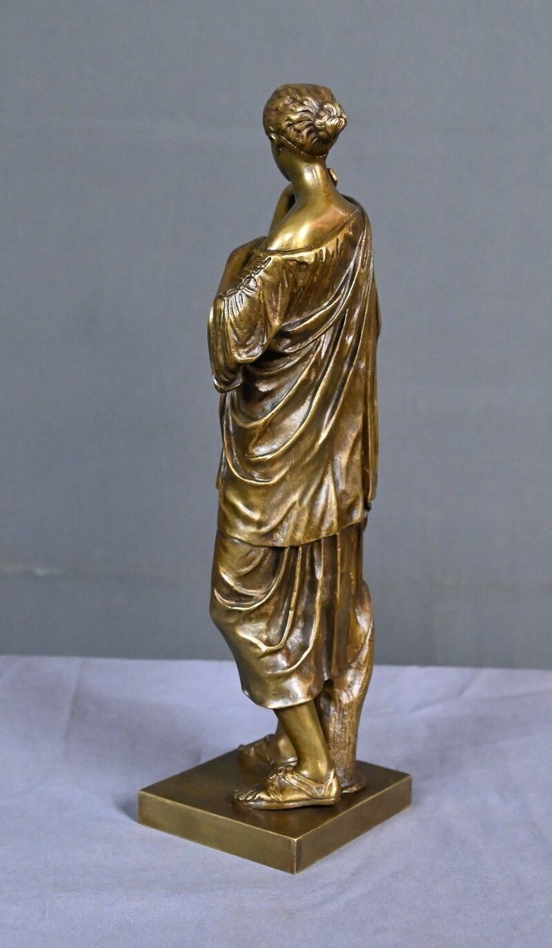 Bronze Sculpture "Diana Of Gabii", After Praxiteles, Signed Raingo Frères – 2nd Half Of The 19th Century photo buy