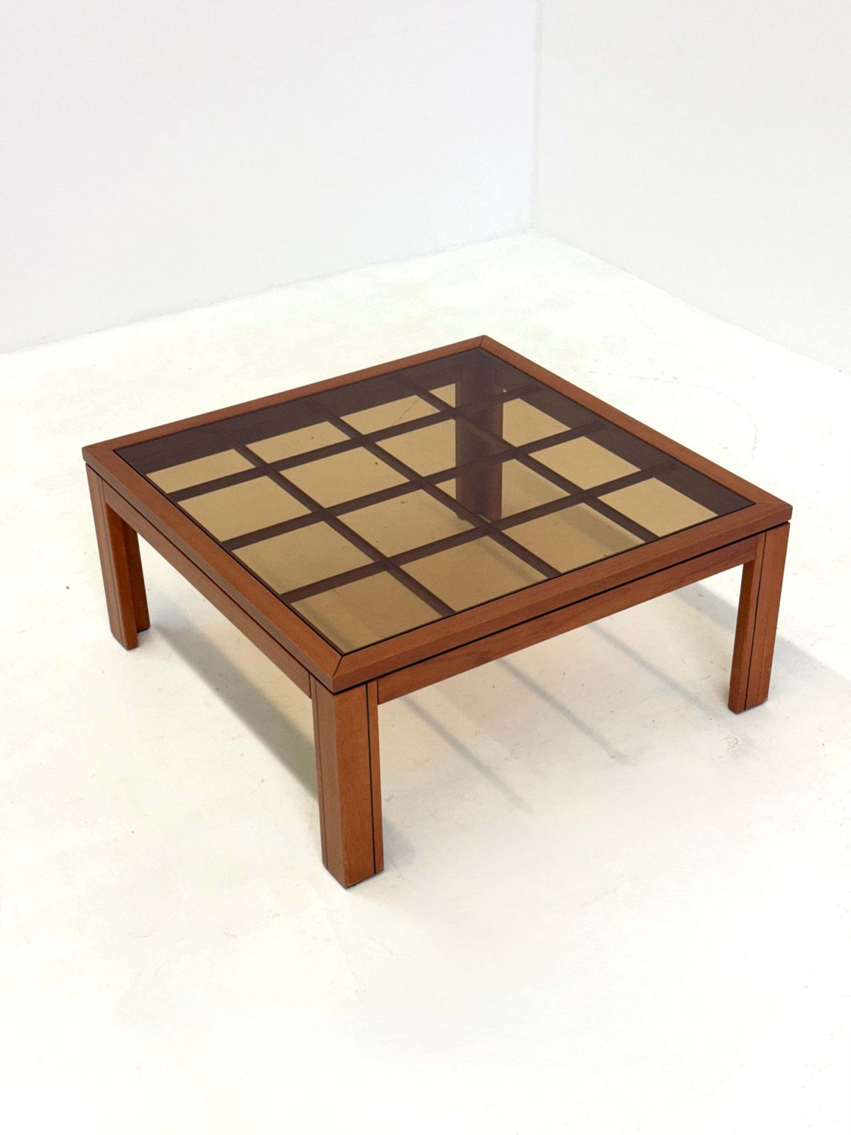 Brutalist Italian Coffee Table By Caccia Alla Volpe For Linea Arredo photo vintage