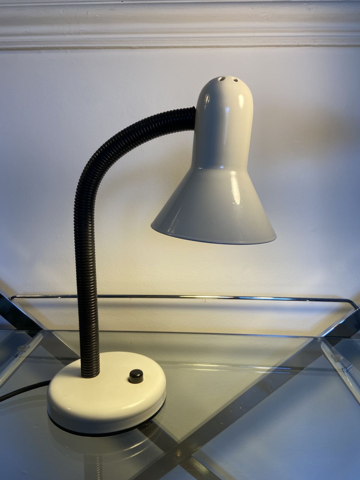 Vintage 80’s Habitat Swan Neck Desk Lamp photo furniture