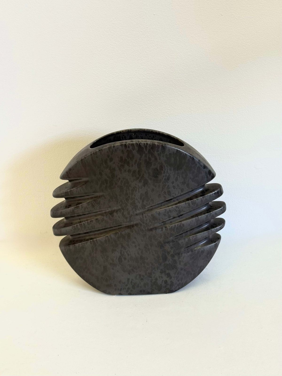 Ceramic Vase By Nereo Boaretto In Dark Grey photo Home Decor