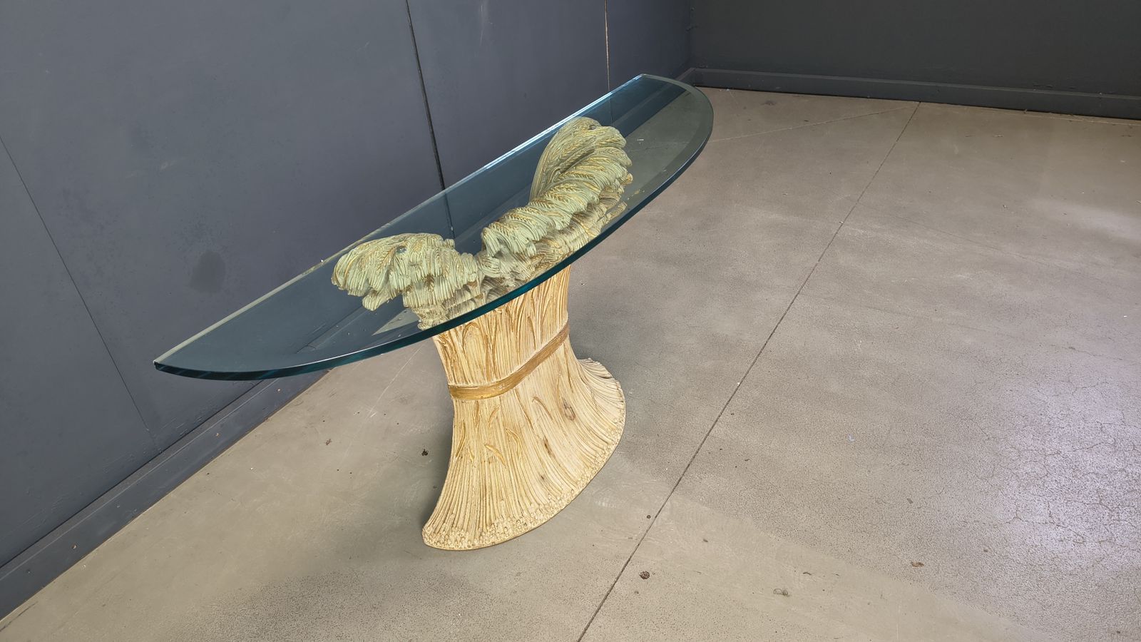photo for sale Sheaf Of Wheat Console By Franco Chelini, 1970s