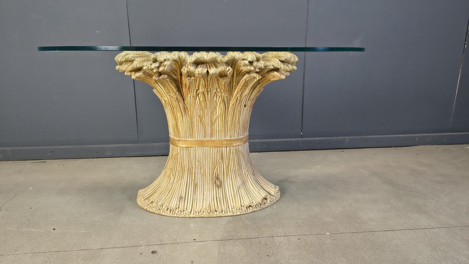 photo vinterior Sheaf Of Wheat Console By Franco Chelini, 1970s