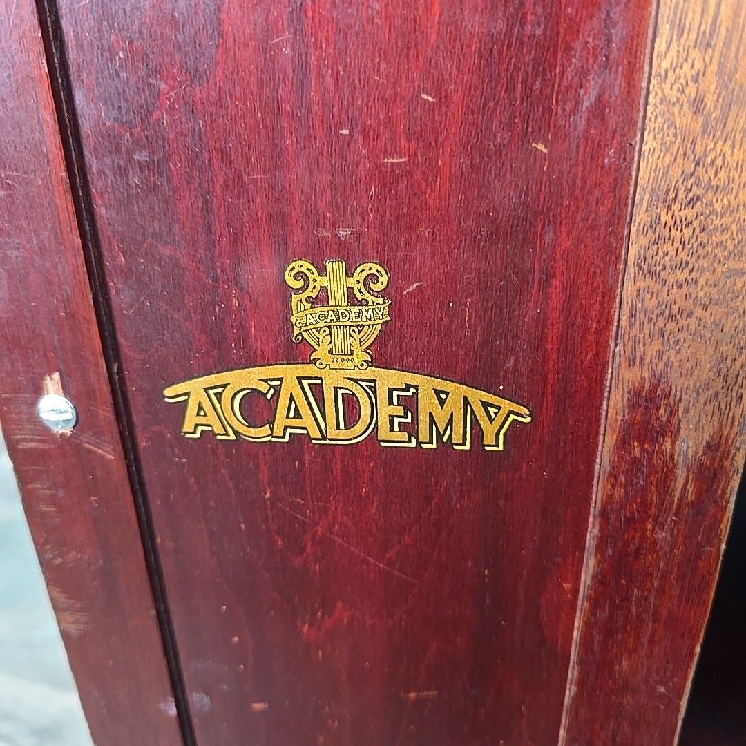 photo buy Antique Wooden Pot Cupboard Gramophone Cabinet Double Door Academy Bedside