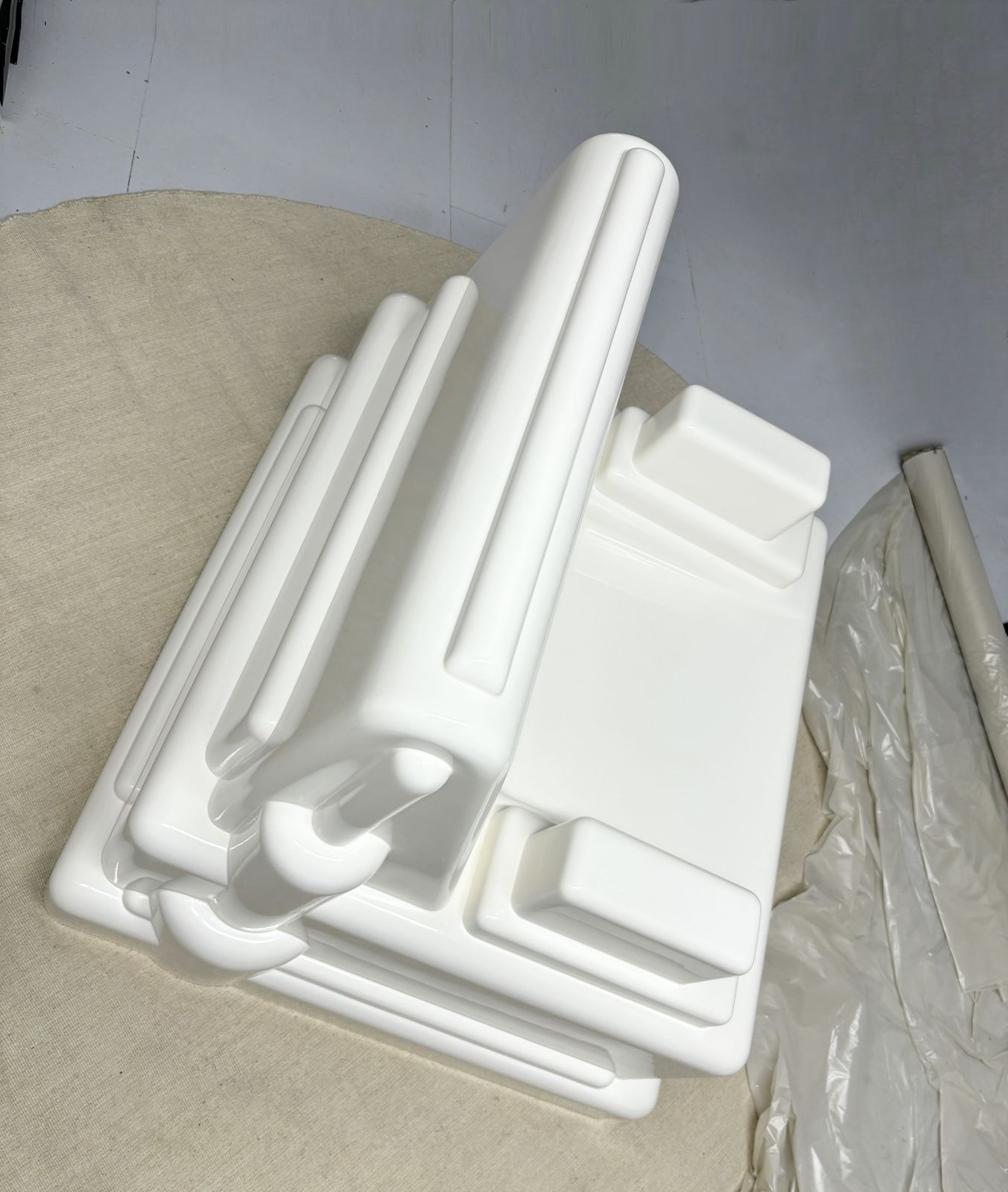 photo furniture White Memphis Milano Roma Chair   Specially Commissioned Piece   One Of A Kind